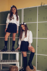 Kiz Spódnico Spodenki School Czerń