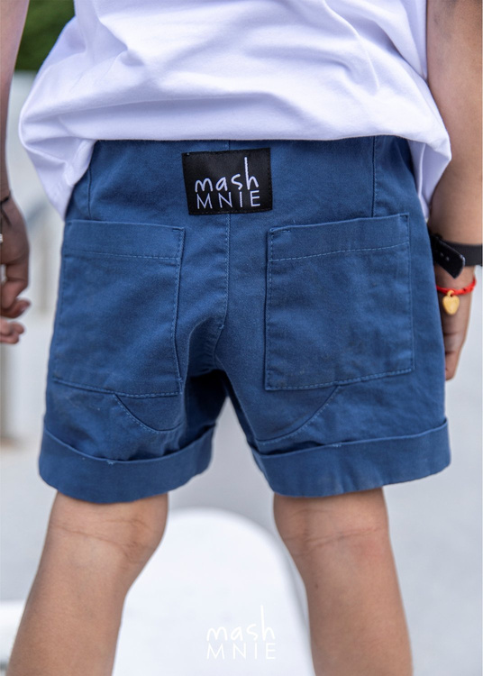 MashMnie Szorty Stylish Niebieskie