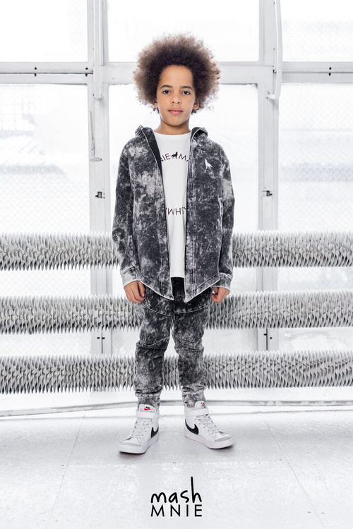 MashMnie Spodnie Wolf Soul Acid Grey