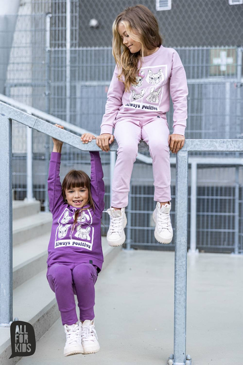 All For Kids Strickhosen Rosa