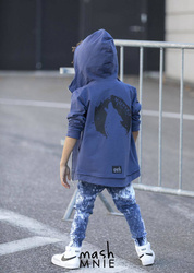 Bluza Z Kapturem WOLF Niebieski