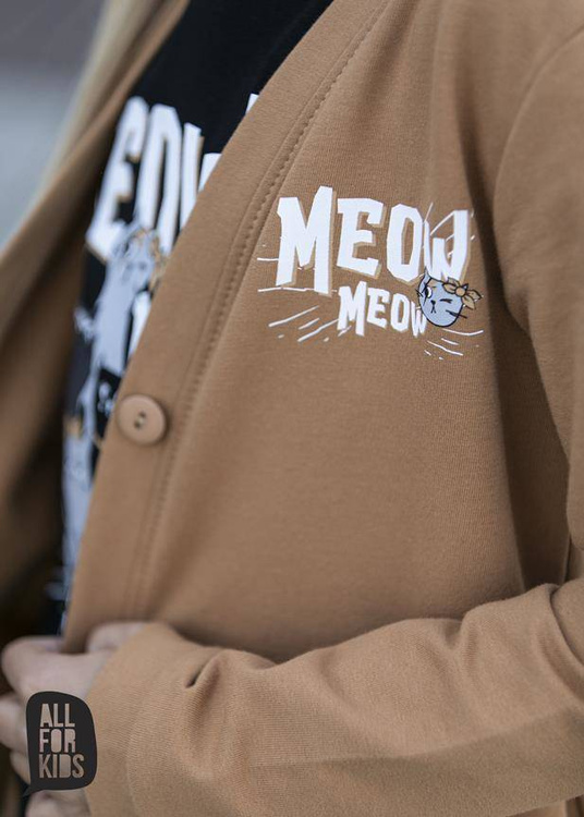 All For Kids Meow Blouse Black