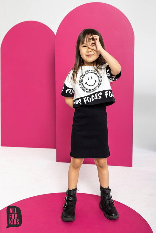 All For Kids T-shirt Girls Black