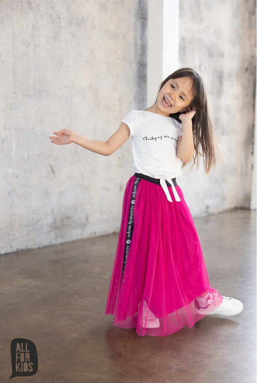 ALL FOR KIDS T-SHIRT FRILLS