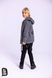 AllForKids Bluza Melanż Ocieplana Szara
