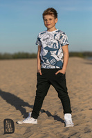 Abgenähte Baggy Pants