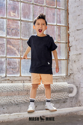 MashMnie Szorty Wolf Brzoskwiniowe