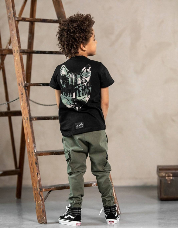 MashMnie Wolf T-shirt Black