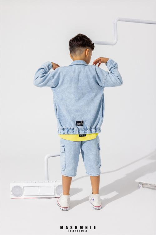 Shorts Taschen Blau