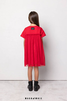 MashMnie Sukienka Tiul Czerwona