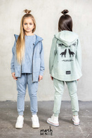 Hooded Sweatshirt WILD WOLF Black