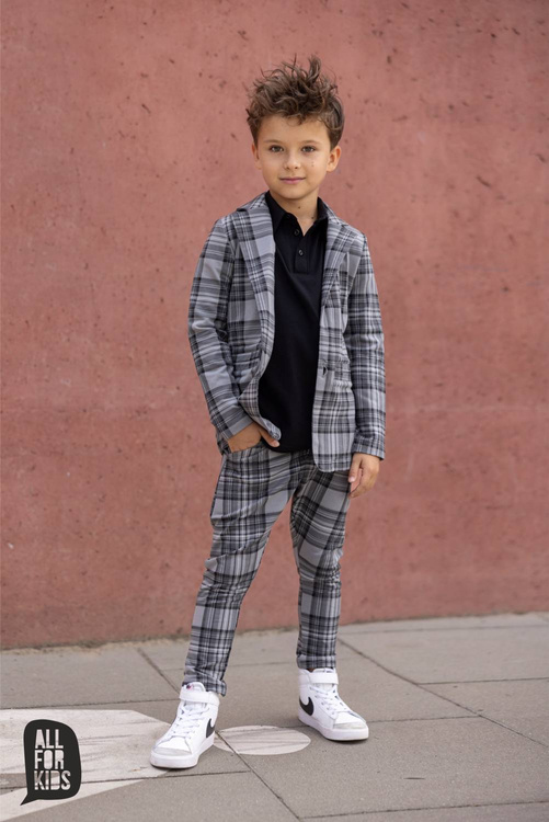 All For Kids Business-Hose Kariert