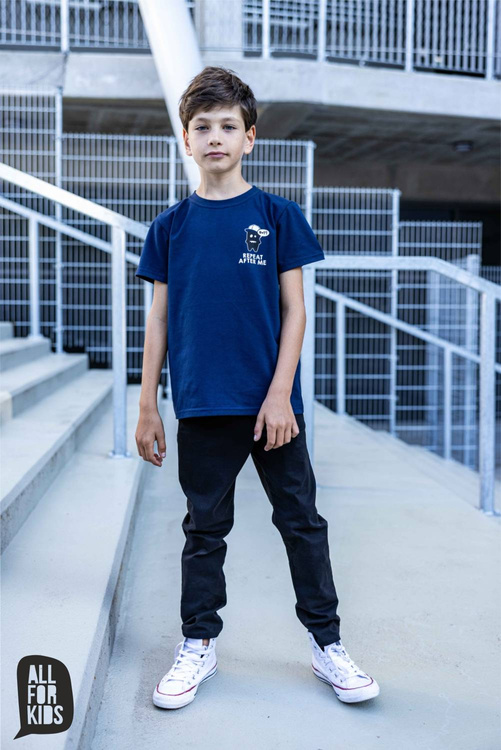 All For Kids T-shirt Granat