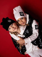Beanie  Kapuze LENA Schwarz
