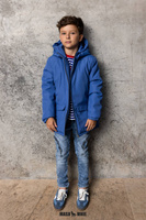 MashMnie Kurtka Wilk Niebieska Boys & Girls