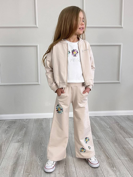 Kiz tracksuit BLANKA white (top + pants)