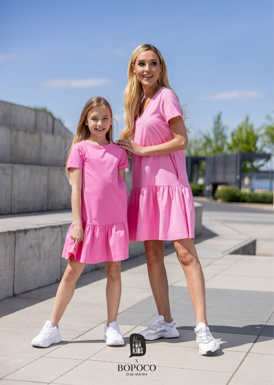 ALL FOR KIDS DRESS FRILLS  PINK