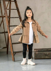 MashMnie Jeans Jacke Khaki