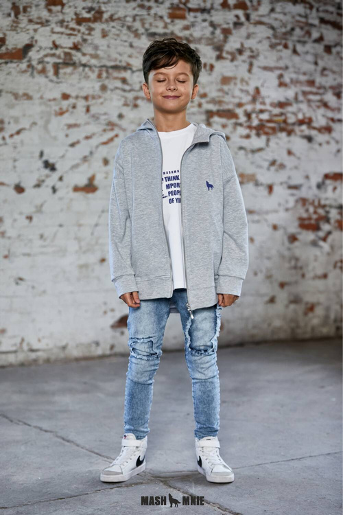 MashMnie Spodnie Jeans Niebieskie