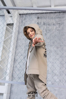MashMnie Bomber Sweatshirt Beige                                                          