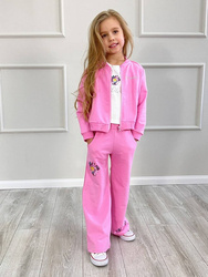 Pre Order MałaMi Komplet Różowy Bluza i Spodnie