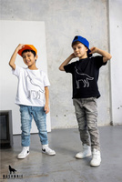 MashMnie Pants Acid Wash Blue 