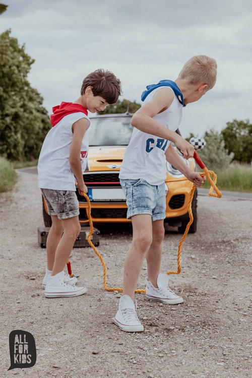 All For Kids Szorty Jeans Blue