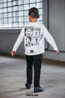 MashMnie Bluzka Longsleeve Wolf Biała