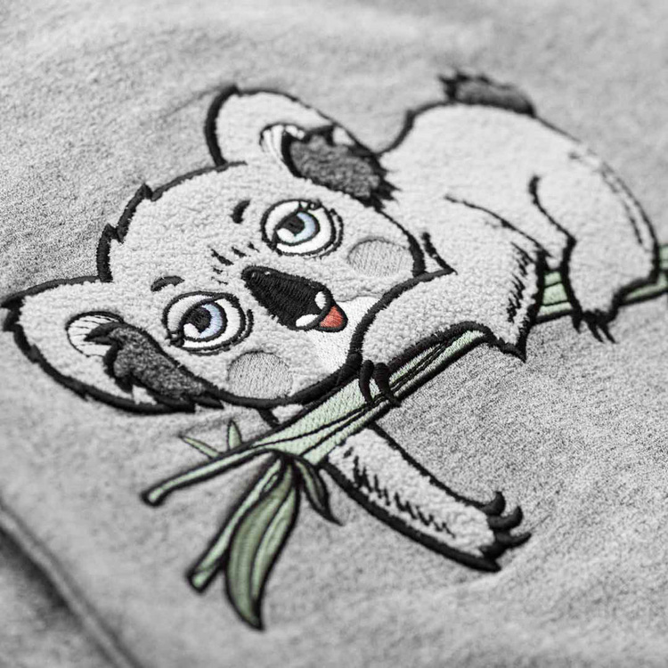 Liebe Sophie Koala Bomber Grau Melange