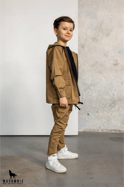 MashMnie Trainingsanzug Hose Beige