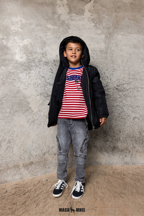 MashMnie Wild City Spodnie Jeans Szare