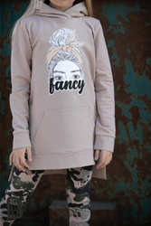 MashMnie Bluse mit Tüll Rosa