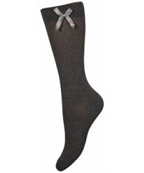 KNEE SOCKS  GREY BOW