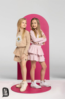 All For Kids Bluza Crop Beż