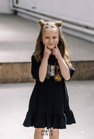 All For Kids Jeans Kleid Blau