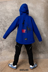 Sweatshirt mit Kapuze WILD WOLF Schwarz