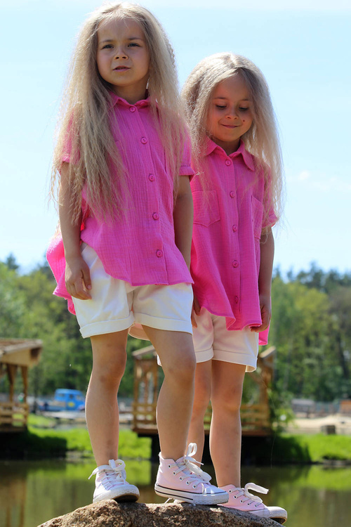 MM SHIRT DRESS CHCECKERED