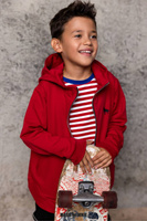 Mashmnie Wild City Bluza z Kapturem Czerwona