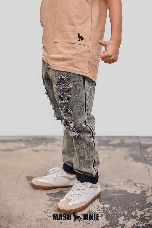 MashMnie Jeansy Boyfriend Grey