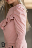 All For Kids Bluza Falbanki Róż
