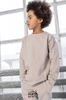 MashMnie Bluza Reglan Puff Beż