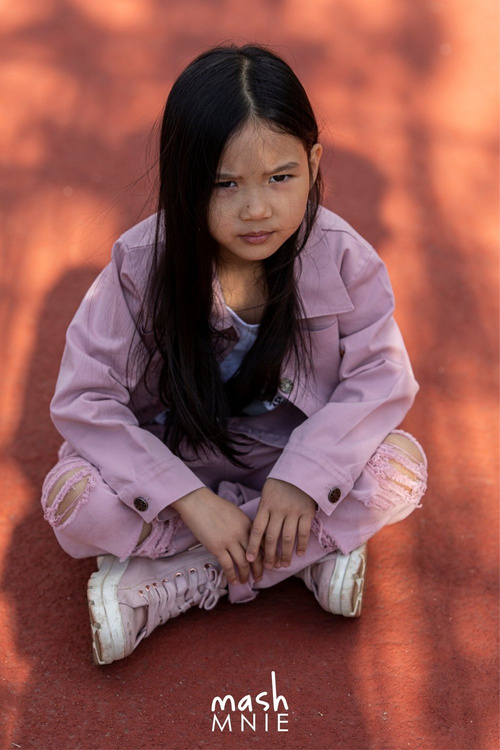 MashMnie Spodnie Boyfriend Pink