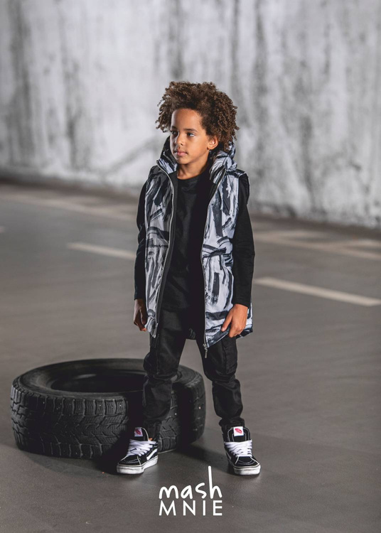 MashMnie Brush Vest Grey