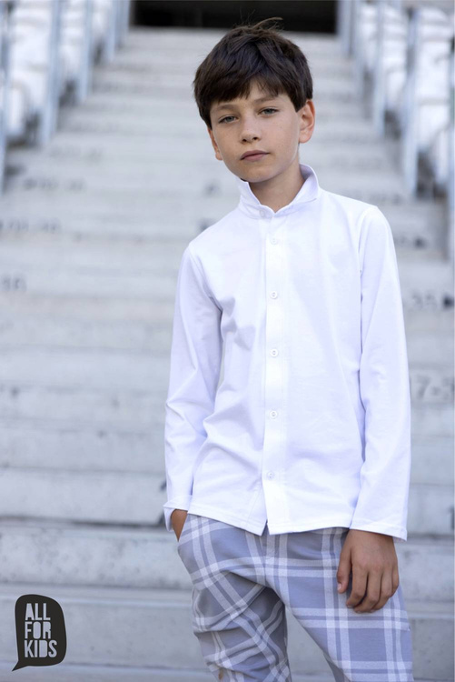 ALL FOR KIDS SHIRT WHITE BOY