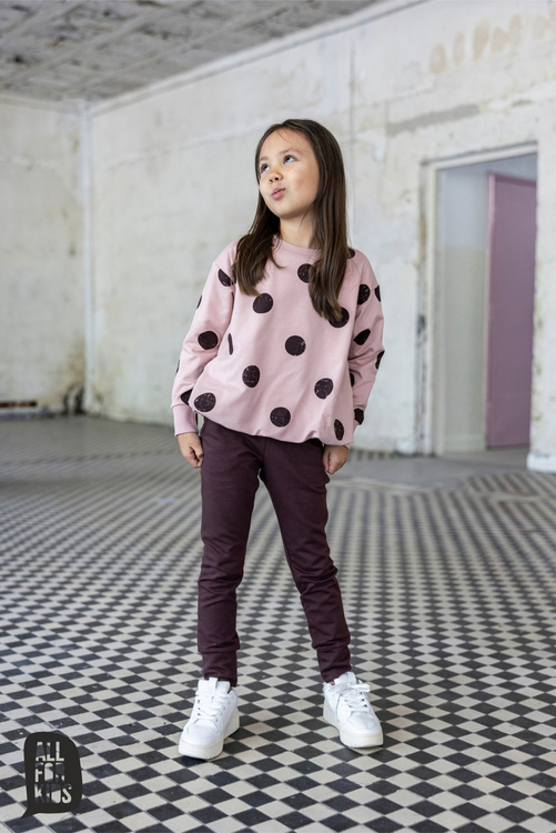 All For Kids Spodnie Dzianinowe Czarne