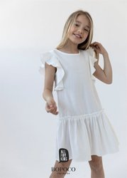 ALL FOR KIDS DRESS FRILLS  PINK