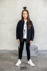 MashMnie Bluza Bomber Czarna