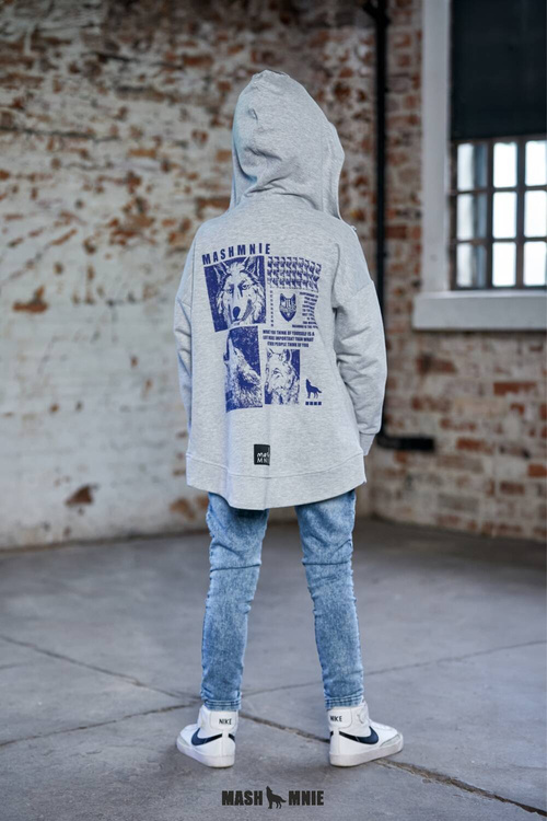 MashMnie Spodnie Jeans Niebieskie