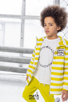 MashMnie Parka Paski Limonka