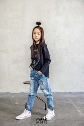 Jeans Trousers Boyfriend Grey